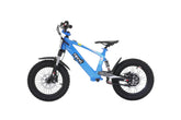 Revvi 16" XL electric bike in blue, side view