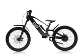 Revvi 24" electric bike in black, side view