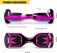6.5 Chrome Pink Classic Style segway hoverboard