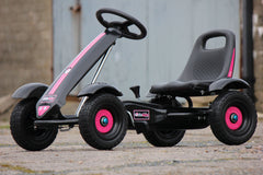 Pink princess go kart form Gorilla Karts Northern Ireland