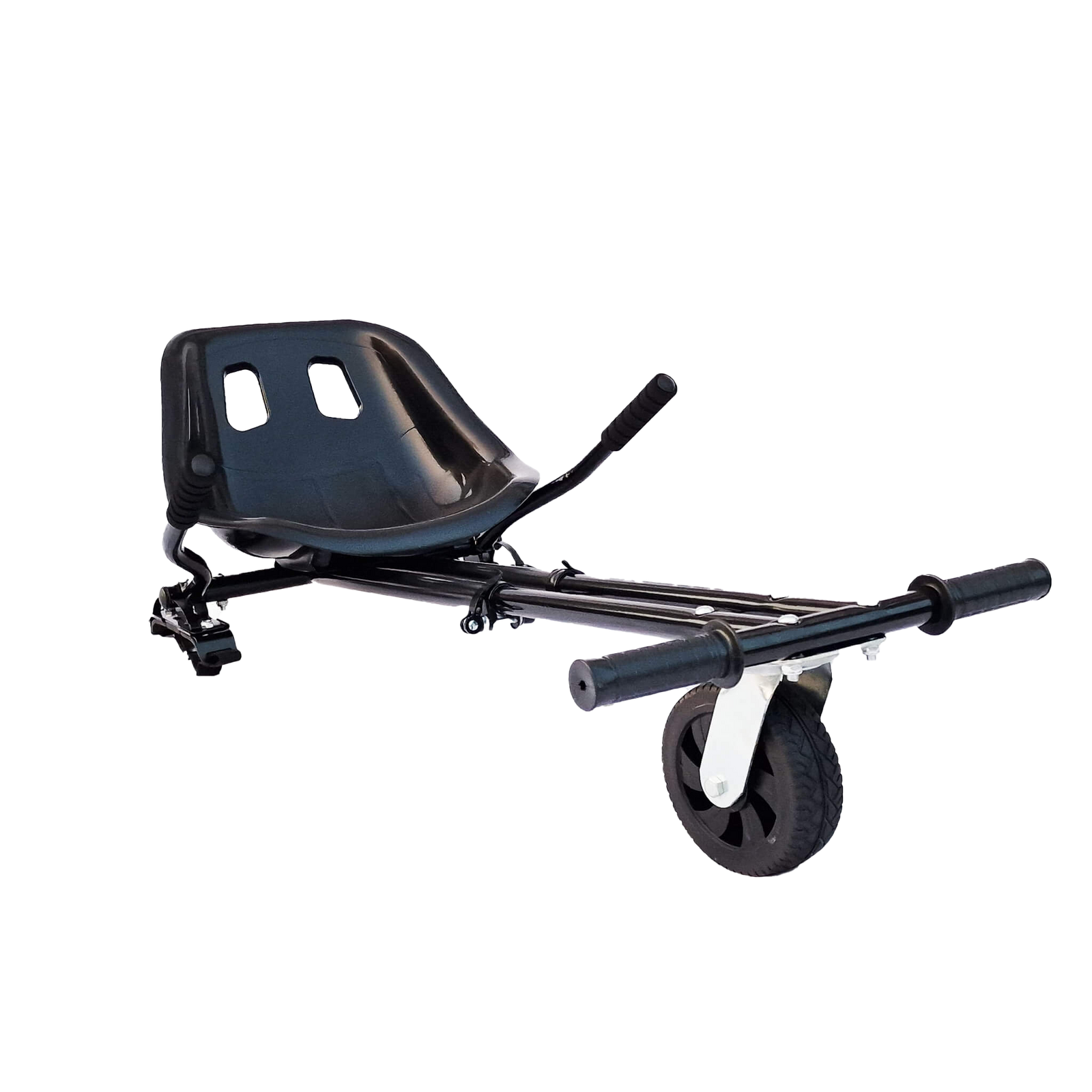 Novi hoverkart seat attachment, studio shot on black