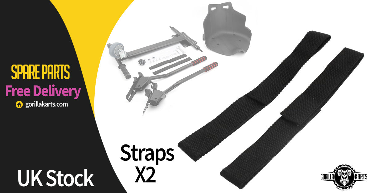Hoverkart replacement straps, two per set, in UK stock