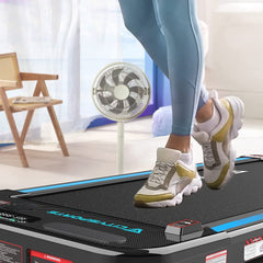 Treadmill, Electric Walking Machine Bluetooth Built-in Speakers, Ultra Thin
