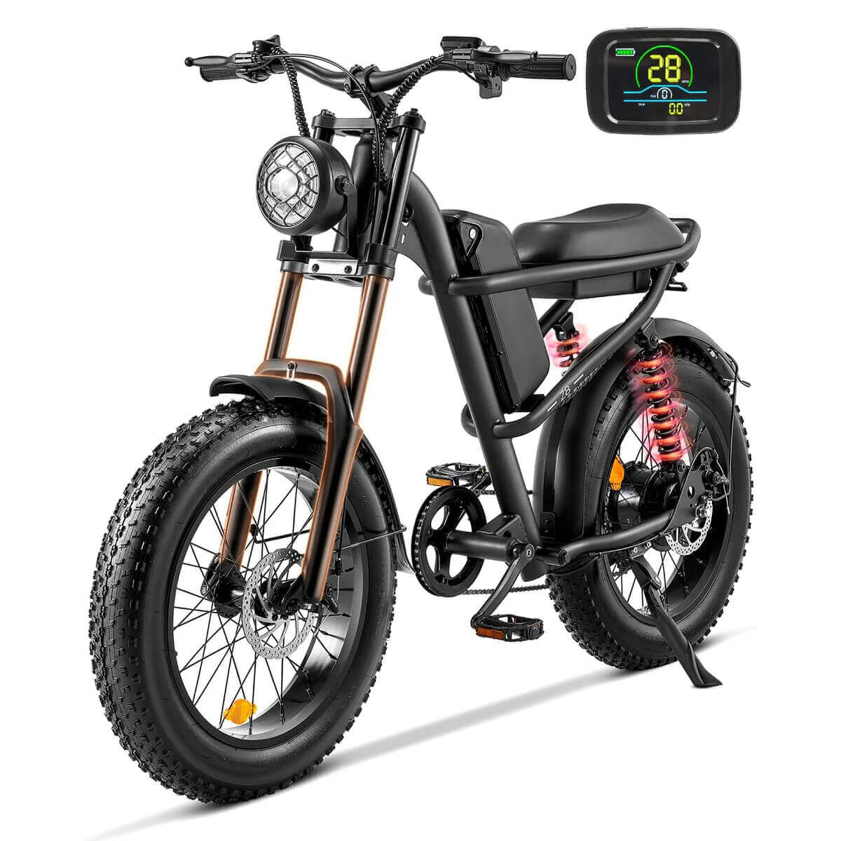 Novi z8 electric bike display view