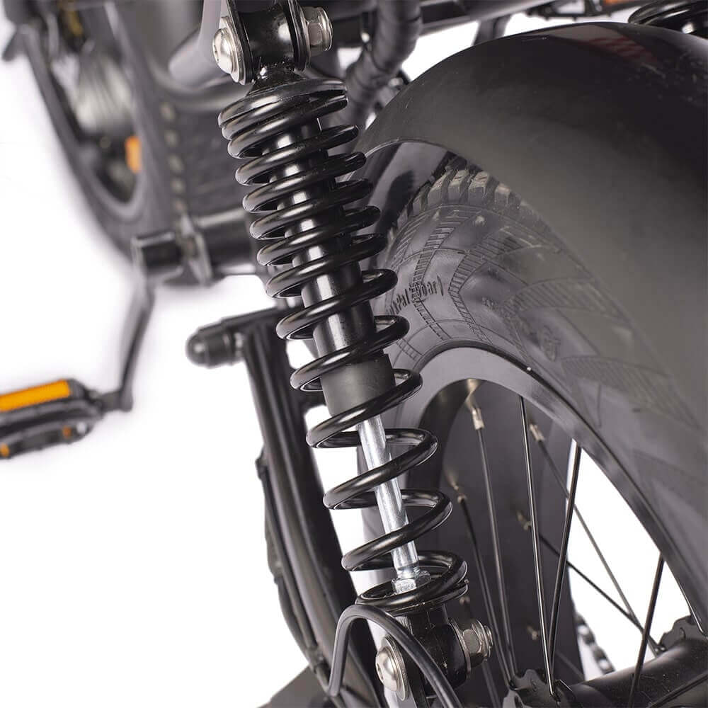 Novi z8 electric bike suspension virew