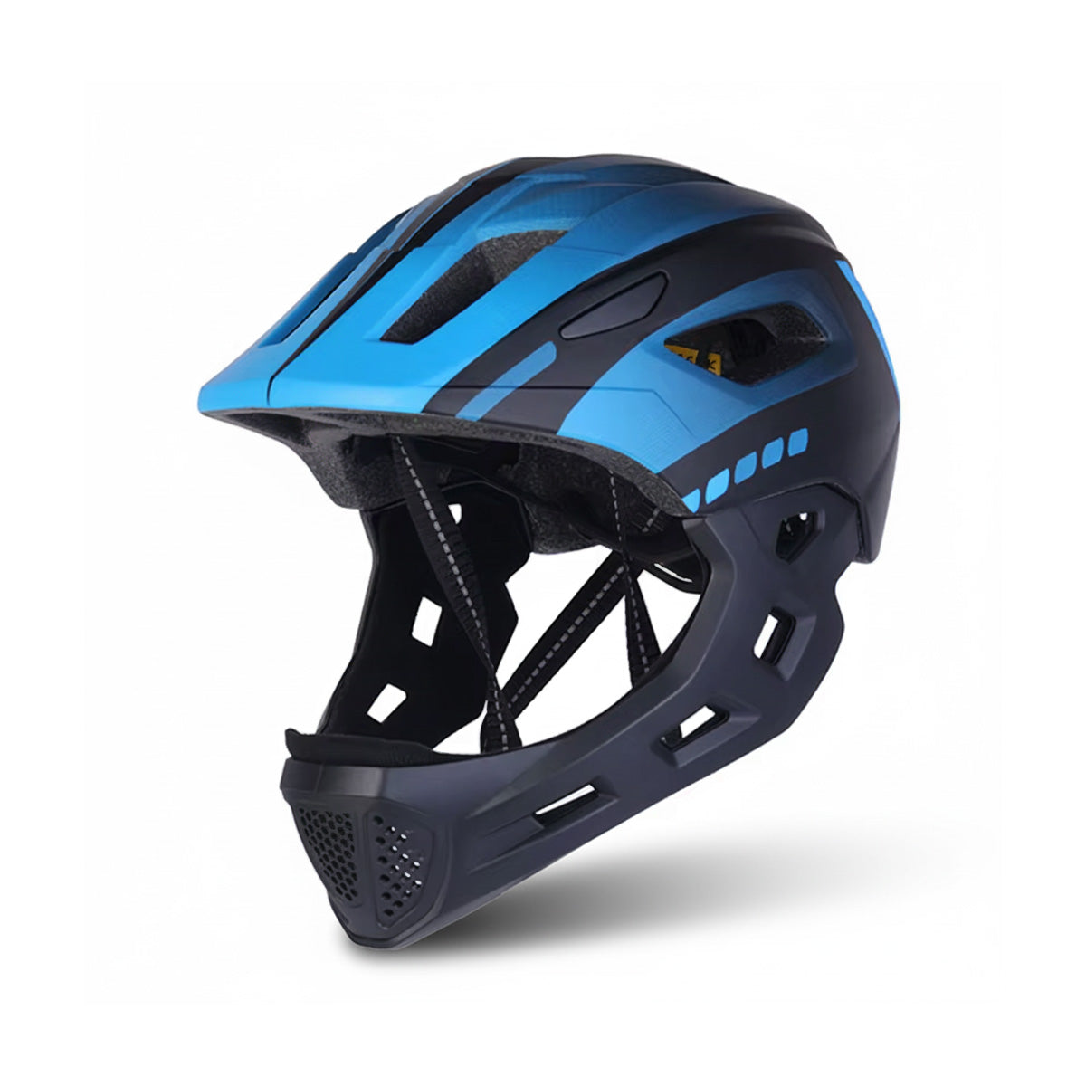 Kids full face helmet in blue