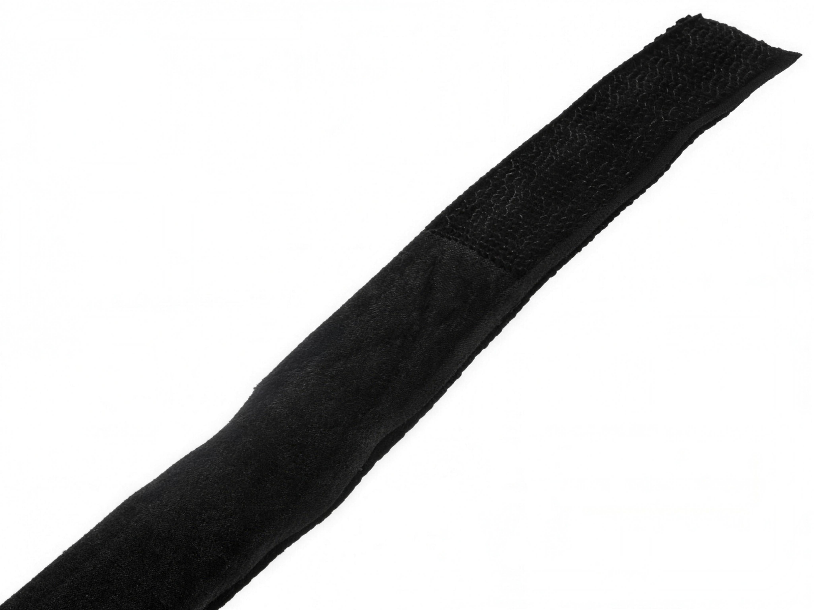 Close-up of a hoverkart strap's hook-and-loop surface