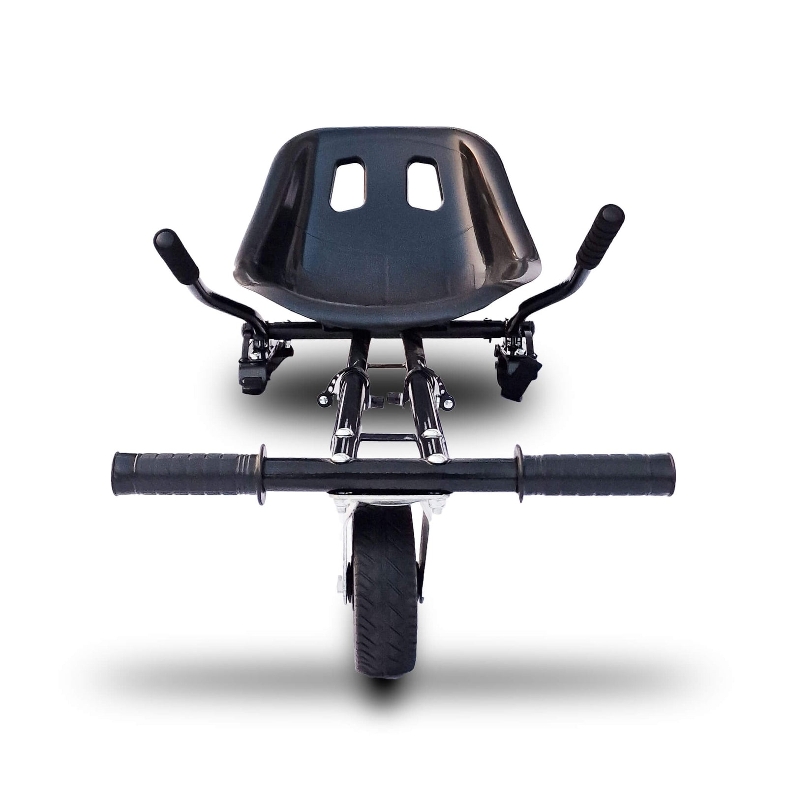 Novi hoverkart seat attachment viewed from the front