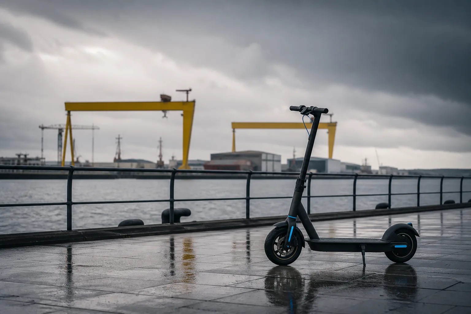 Electric scooter recommended for Belfast